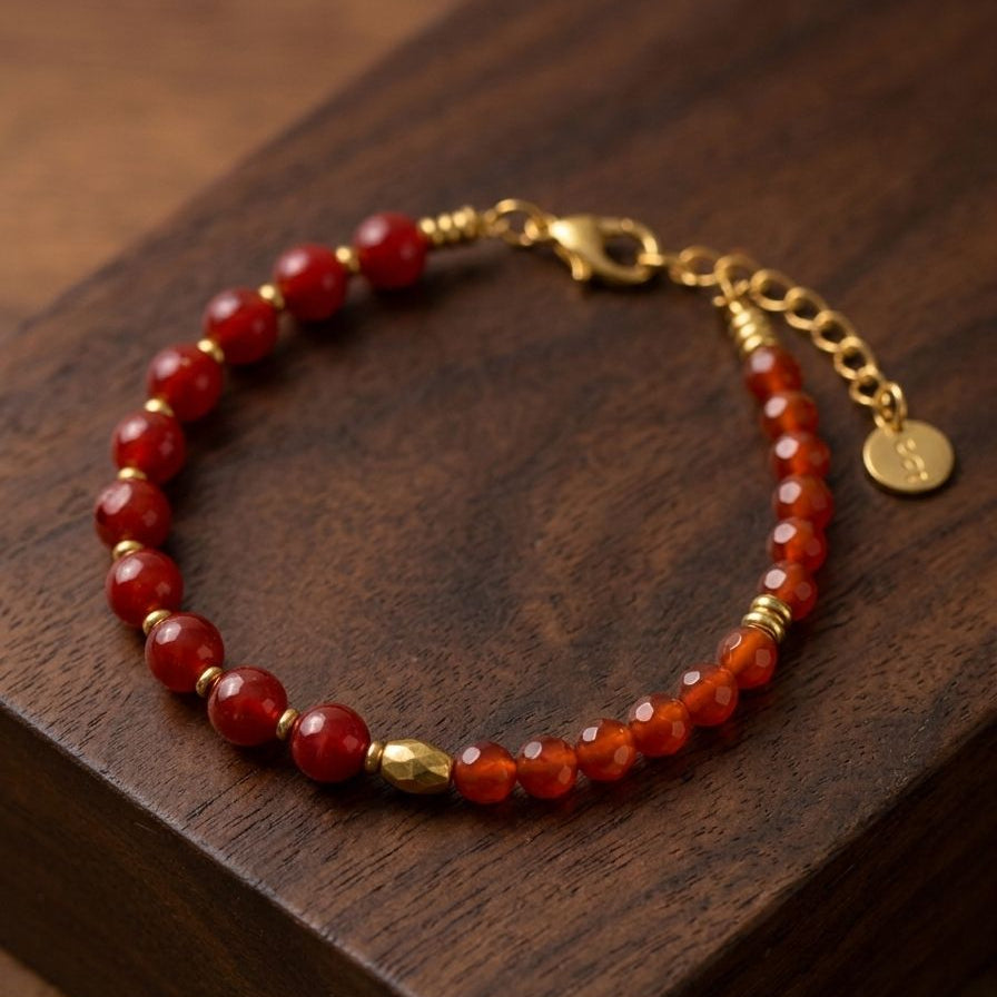 "Lucky Charm Beaded Bracelet"